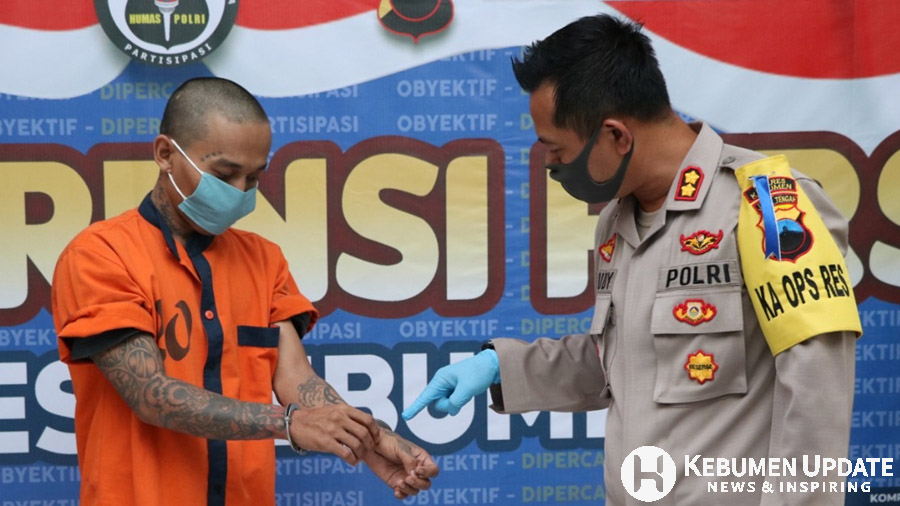 Mantan napi yang menjadi tersangka curanmor. (Foto: Humas Polres Kebumen)