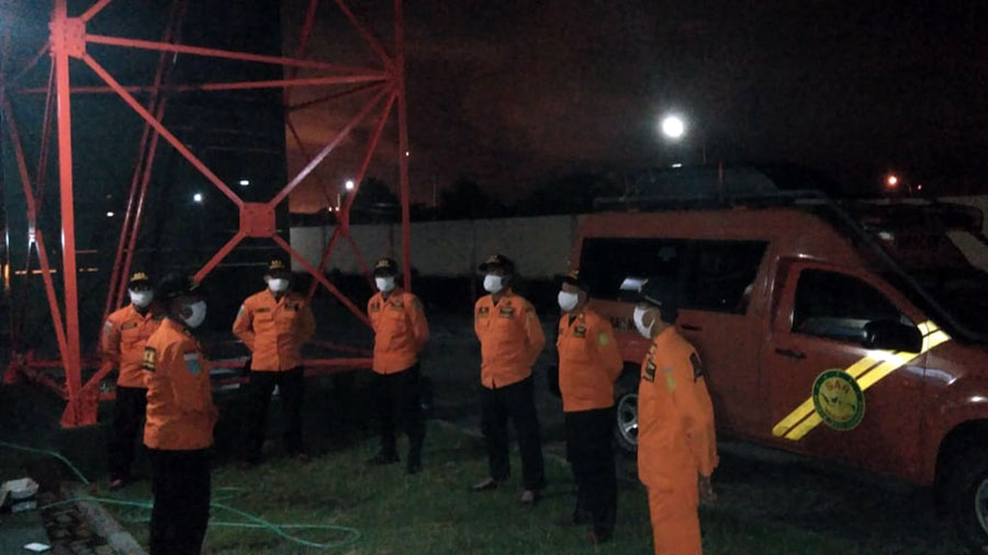 Basarnas Cilacap menerjunkan satu regu untuk melakukan pencarian.  (Foto: Basarnas Cilacap)