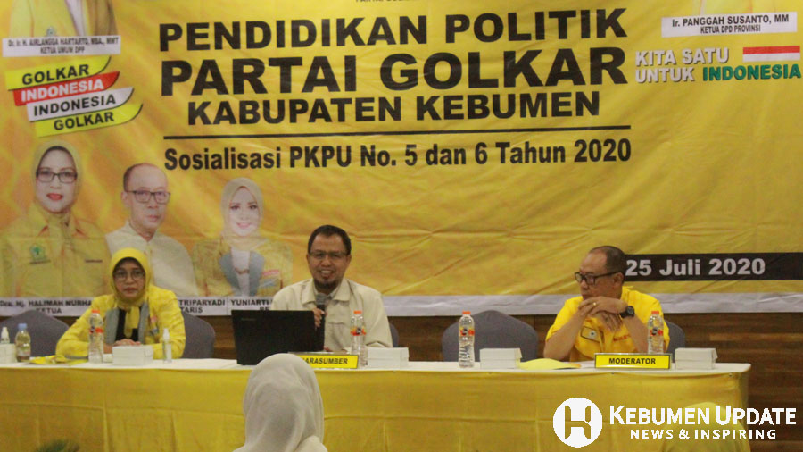 Pendidikan politik Partai Golkar. (Foto: Padmo-KebumenUpdate)