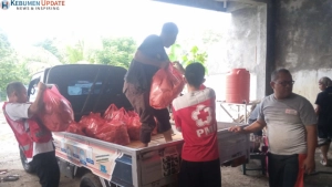 Respon Banjir di Kebumen, PMI Dirikan Dapur Umum