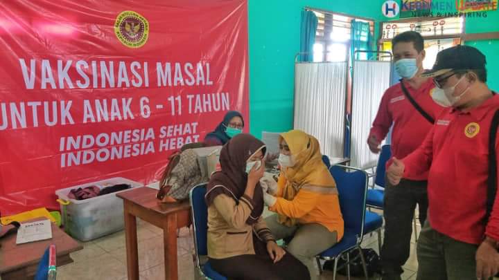 Binda Jateng bersama Puskesmas Sempor 1 Gelar Vaksinasi untuk Pelajar, Guru, dan Masyarakat