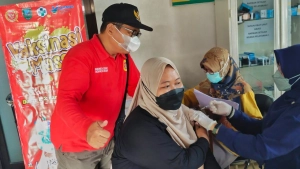 Gerai Vaksinasi Binda Jateng Digelar di Puskesmas Kebumen I