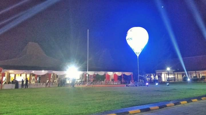 Pelepasan Balon Udara Tandai Soft Launching Kebumen International Expo