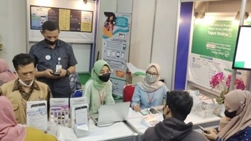 Pendekatan Ke Masyarakat, BPJS Kesehatan Kebumen Buka Stan Di KIE