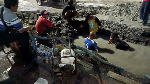 Aliran PDAM Bumkot dan Pejagoan  Mati