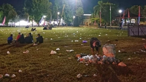 DLHKP Terjunkan Petugas Kebersihan 24 Jam Selama Gelaran KIE