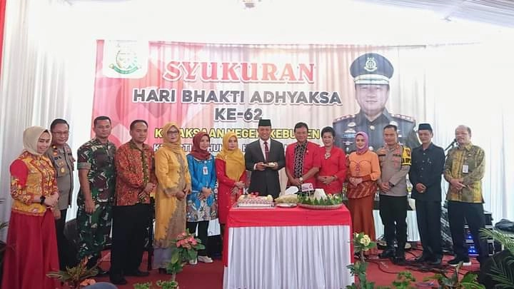 Kejari Kebumen Gelar Syukuran Dalam Rangka Hari Bhakti Adhyaksa ke-62