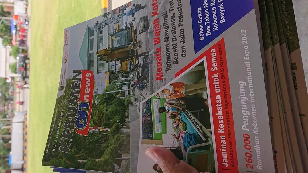 Majalah Kebumen On News, Wadah Komunikasi Pemerintah dan Masyarakat Selain Lapor Cepat Bupati