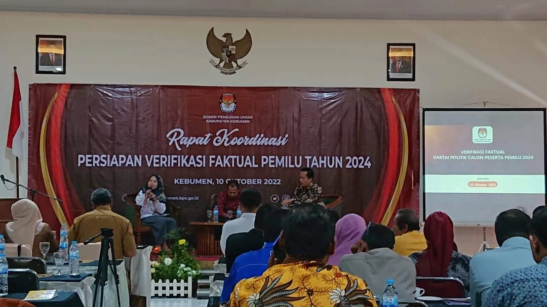 Verifikasi Faktual Parpol Calon Peserta Pemilu 2024 Dimulai 15 Oktober Sampai 4 November 2022