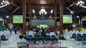 Gratis untuk Masyarakat, Bupati Kebumen Gelar Nonton Bareng Piala Dunia 2022 di Pendopo Kabumian