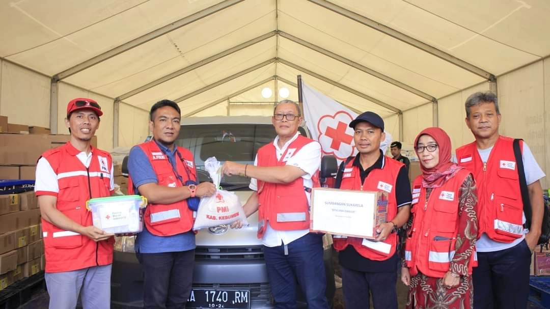 Donasi Peduli Bencana Gempa Bumi Cianjur Telah Disalurkan PMI Kebumen