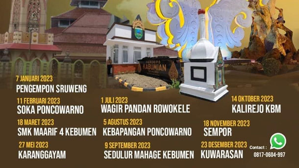 Jadwal Rutinan Majelis Mahage Kebumen.