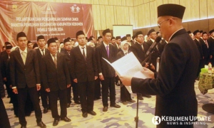 KPU Kebumen Lantik 130 PPK