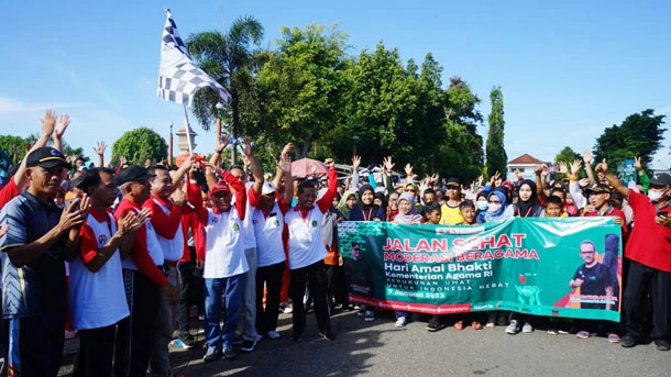 Jalan sehat moderasi beragama
