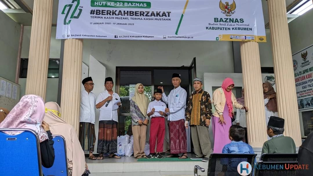 HUT ke-22, Baznas Kebumen Gelar Kegiatan Sosial Masyarakat