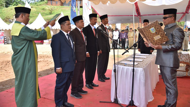 Bupati Lantik 4 Pejabat