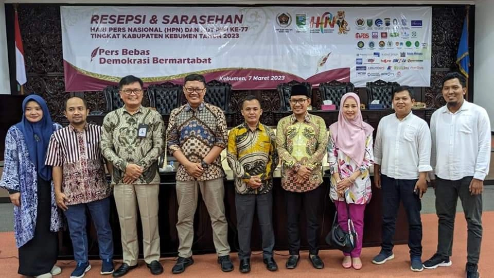 Puncak Acara HPN 2023 dan HUT ke-77, PWI Kebumen Gelar Resepsi dan Sarasehan