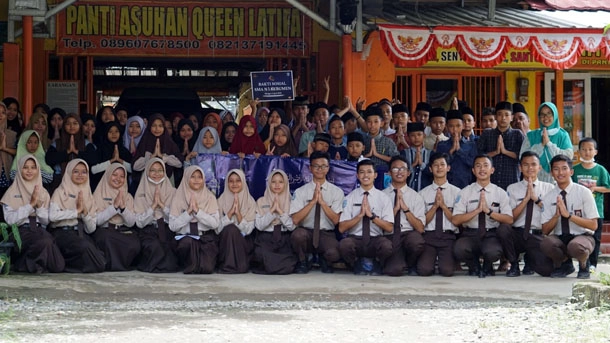 Ramadhan 1444 H, Pelajar SMAN 1 Kebumen Bagikan 150 Paket Sembako ke Tiga Panti Asuhan