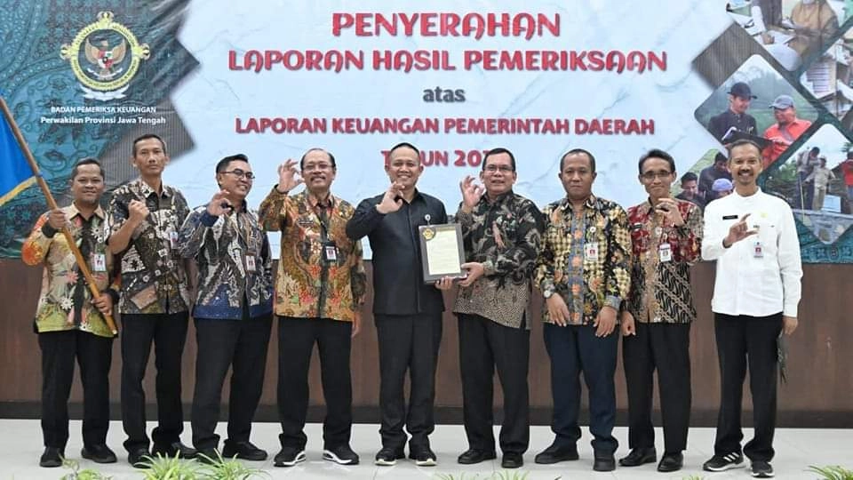 Kebumen Raih Predikat WTP 6 Kali Berturut-turut, Ini Pesan Kepala BPK Jateng