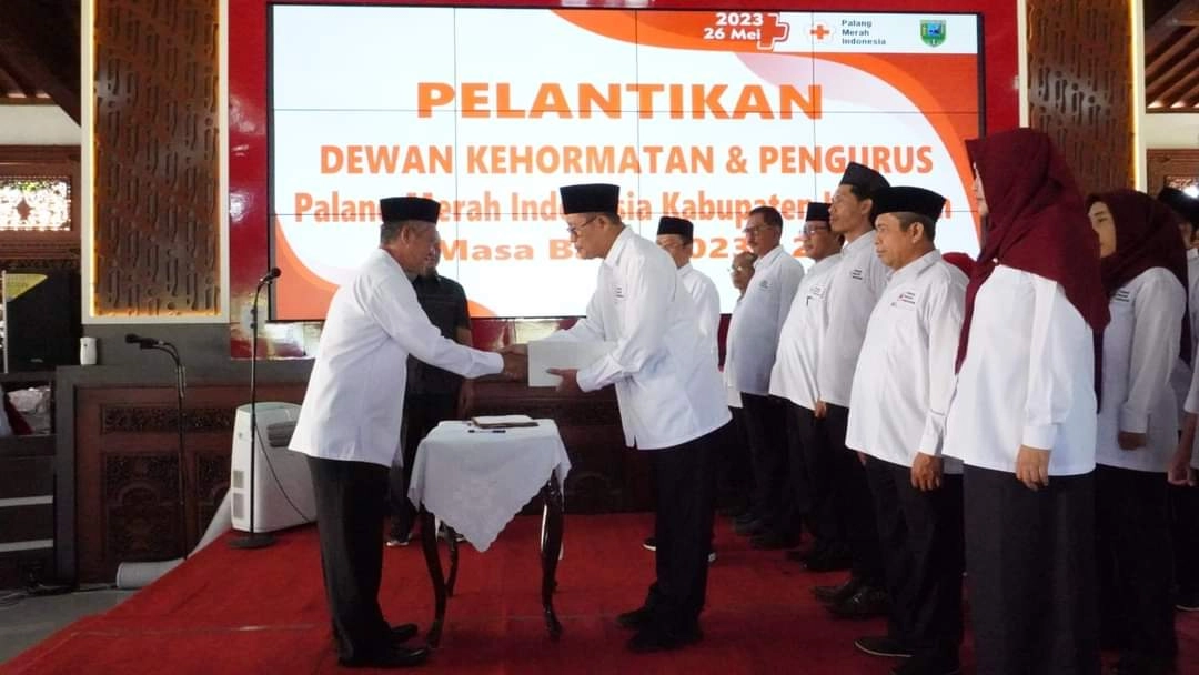 Pelantikan Pengurus PMI Kabupaten Kebumen 2023-2028, Bupati: “Jadikan Kebumen Lebih Humanis”