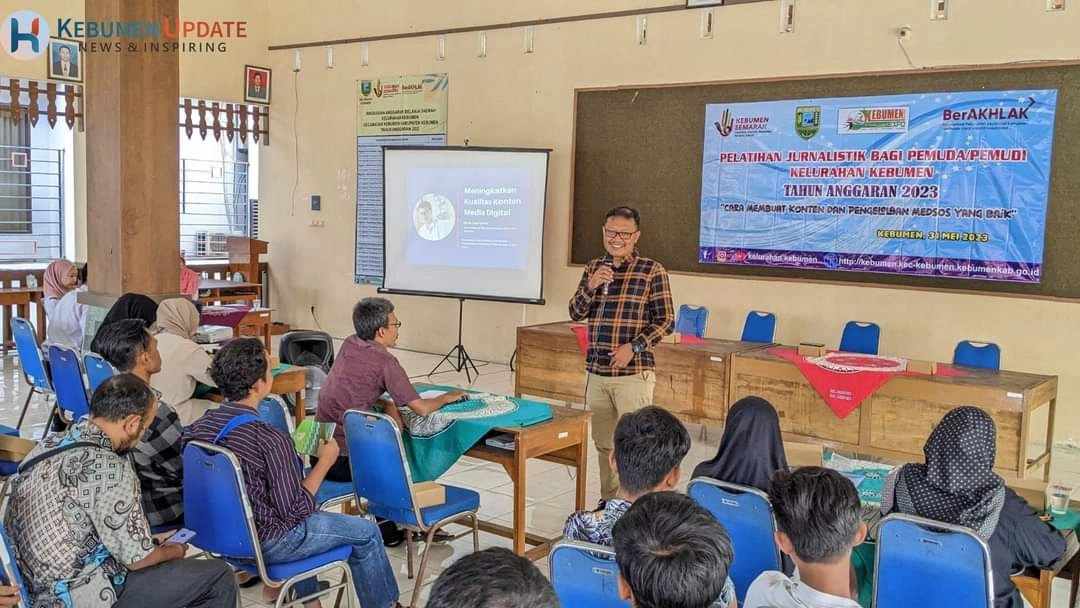 Optimalkan Peran Pemudanya, Kelurahan Kebumen Gelar Pelatihan Jurnalistik