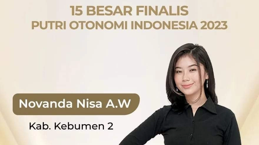 Wakili Kebumen Dalam Ajang Putri Otonomi Indonesia, Ini Profil Novanda Nisa Ayu