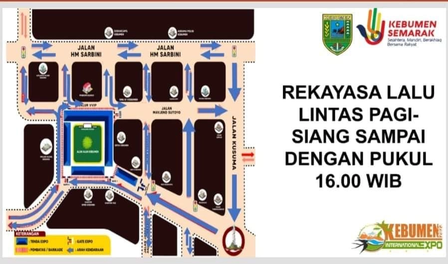 Seperti Ini Pengaturan Lalu Lintas Selama Event KIE