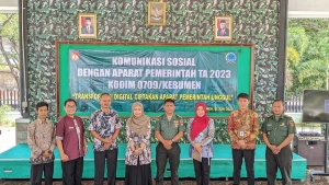 Kodim 0709 Kebumen Gelar Komsos dengan Aparat Pemerintah, Tumbuhkan Kepedulian dan Kepekaan Sosial