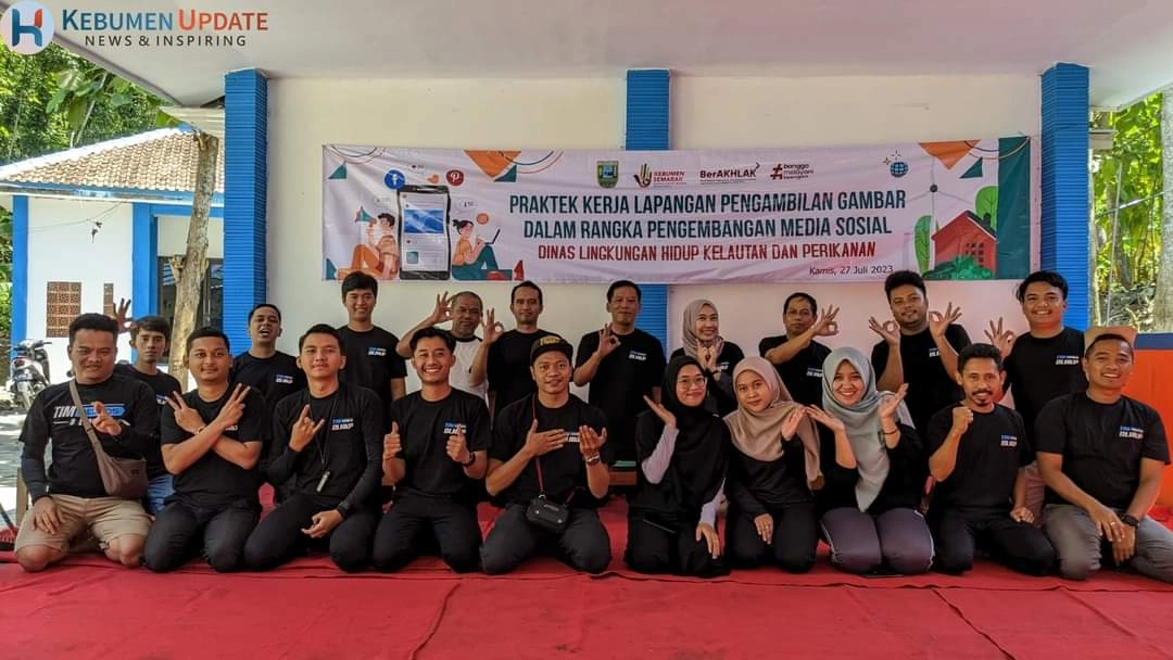 Tim Medsos DLHKP Kebumen Praktik Kerja Lapangan di Ekowisata Rahayu River Tubing