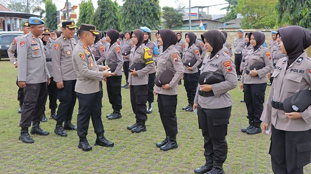 Kapolres Kebumen Kumpulkan Polwan