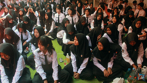 Kepala Basarnas Marsdya TNI Kusworo Mengajar di SMAN 1 Gombong