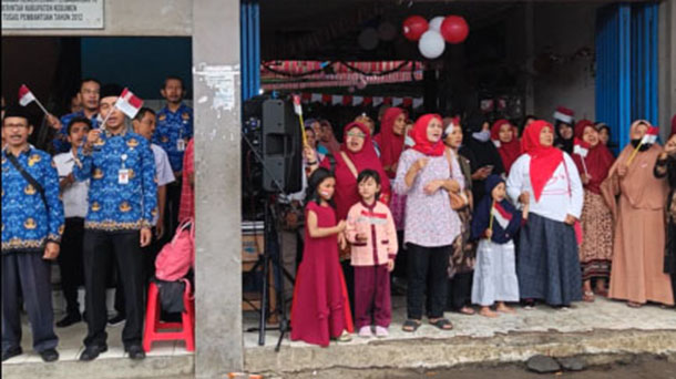 Upacara Kemerdekaan di Pasar Prembun