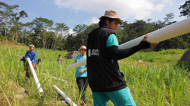 Pipanisasi di Desa Sendangdalem