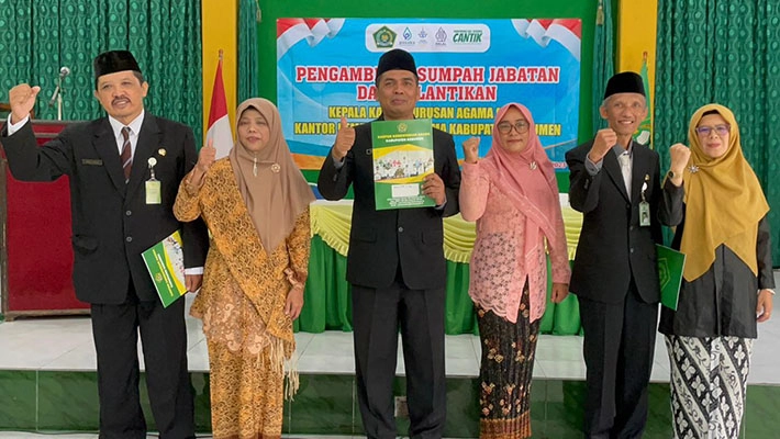 Kakankemenag Lantik Tiga Kepala KUA