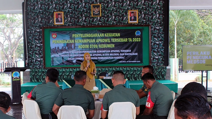 Kodim 0709 Kebumen Tingkatkan Kemampuan Apkopwil