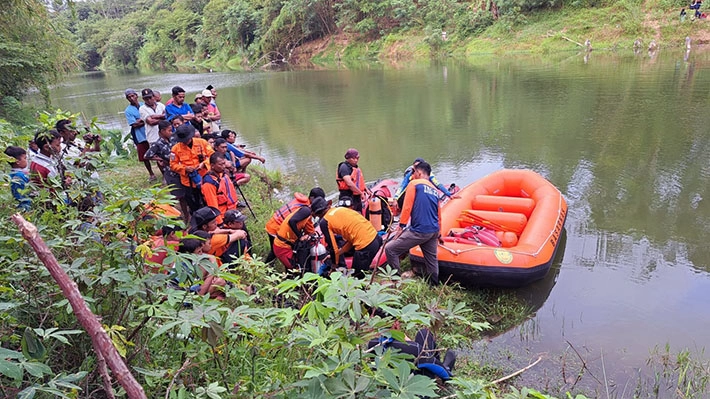 Warga Tenggelam di Sungai Lukulo