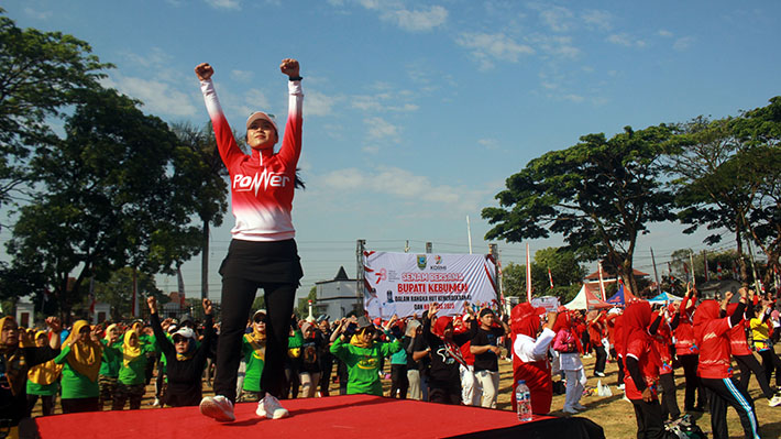 Senam Bersama KORMI Kebumen