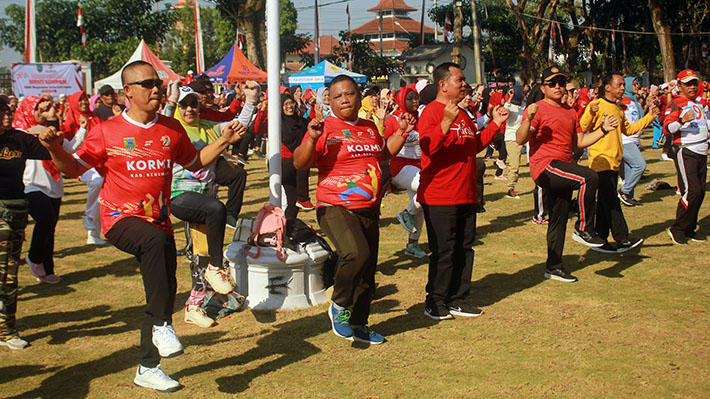Senam Bersama KORMI Kebumen