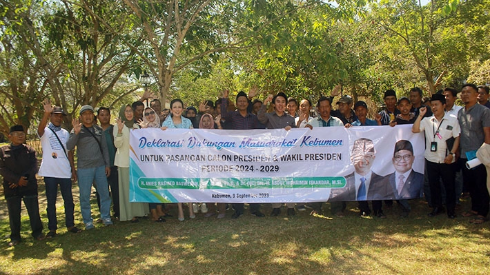 Deklarasi dukungan kepada Anies Baswedan dan Muhaimin Iskandar.