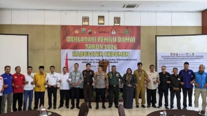 Berikut Isi Deklarasi Pemilu Aman dan Damai di Kebumen