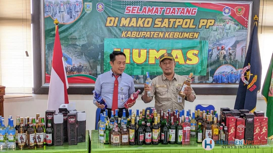 Ratusan Minuman Beralkohol Disita Satpol PP Kebumen, Ada yang Seharga Rp 800.000