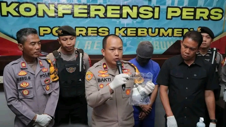 Peredaran Narkotika Merambah Desa, Residivis Ditangkap Sat Resnarkoba Polres Kebumen