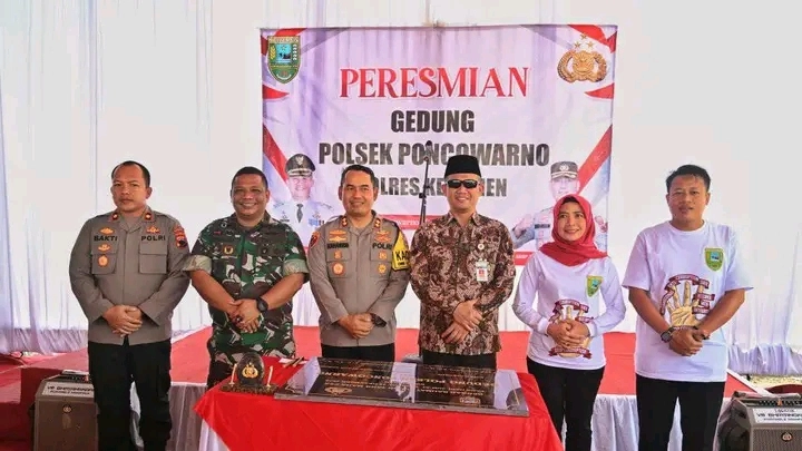 Hibah dari Pemda, Polsek Poncowarno Tempati Gedung Baru