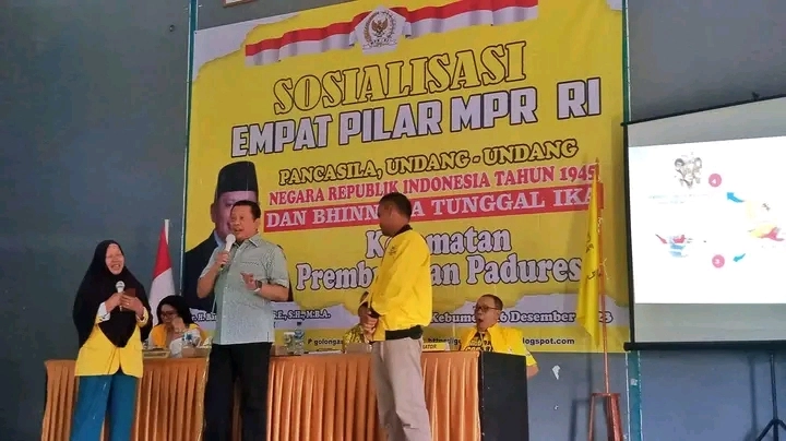 Sosialisasi 4 Pilar MPR RI Diwarnai Kuis Berhadiah dari Bambang Soesatyo