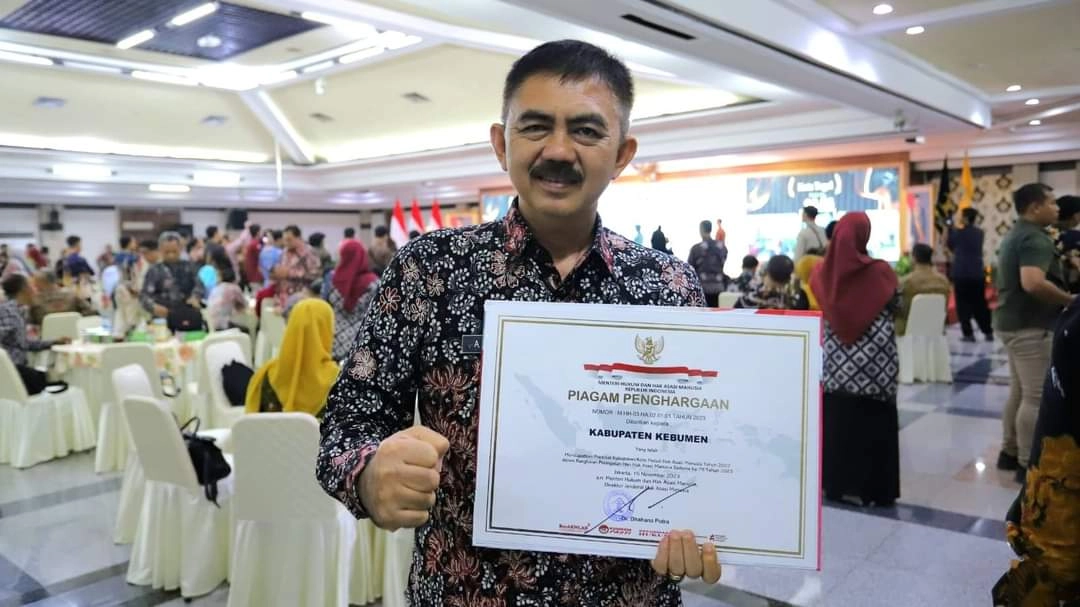 Wujud Perlindungan dan Pemenuhan HAM, Pemkab Kebumen Raih Penghargaan