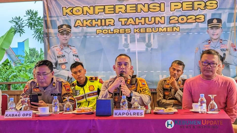 Konferensi Pers Akhir Tahun, Angka Kecelakaan Lalulintas di 2023 Tembus 1.029 Kasus