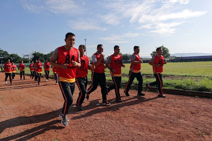 Ujian Samjas Polres Kebumen