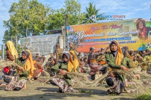 HUT ke-78, SMPN 1 Kebumen Promosikan Geopark Melalui Tari Kolosal Gunadrasthi dan Cepetan