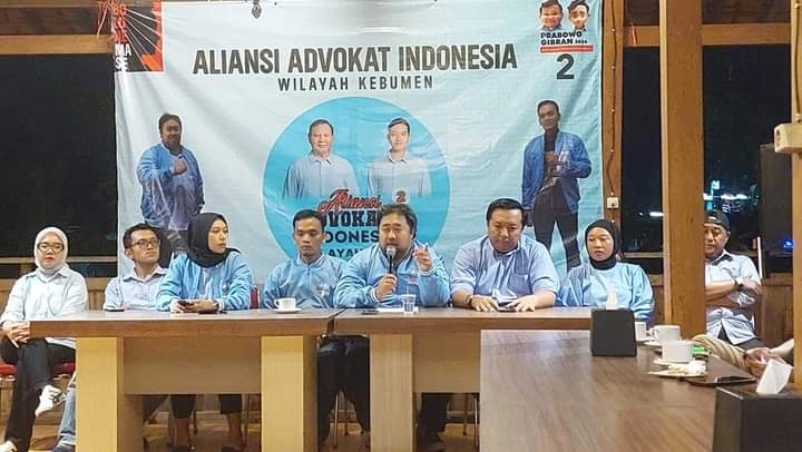 Aliansi Advokat Indonesia Kebumen Deklarasikan Dukungan untuk Prabowo-Gibran