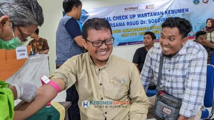 HPN dan HUT PWI, RSUD Dr Soedirman Fasilitasi Medical Check Up bagi Wartawan